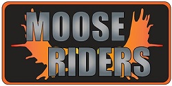 Moose Riders Glass Decal
