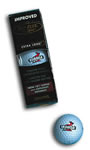 3-Pak Top Flite XL 2000 golf balls with Moose Logo