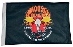 Moose Riders Flag