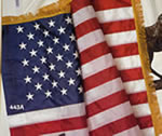 US Nylon Flag only with fringe 3 x 5 feet