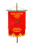 Lodge Banner - embroidered in gold