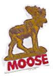 1 1/4 x 1 3/4 mini Moose applique