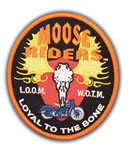 Mooseriders Embroidered Emblem