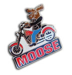 Moose Motorcycle Pin