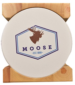 Moose Stone Coasters