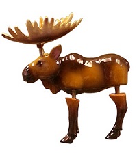 Wild Moose Bobble Magnet