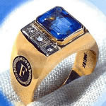 Custom Fellowship Ring with Diamonds