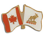 Canada/Moose Friendship Lapel Pin