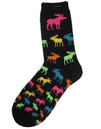 Standing Moose Socks