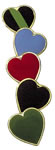 Velvet Heart Pins