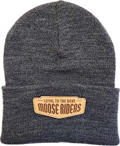 Moose Riders Beanie Charcoal | Loyal Order of Moose - Online Catalog