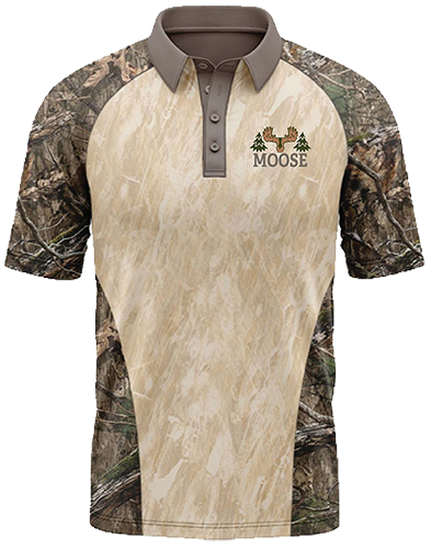 Moose Mossy Oak Camo Polo | Loyal Order of Moose - Online Catalog